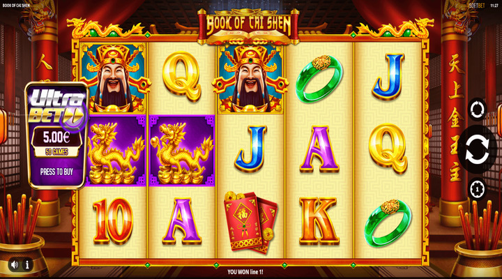 Book of Cai Shen Slot Screenshot